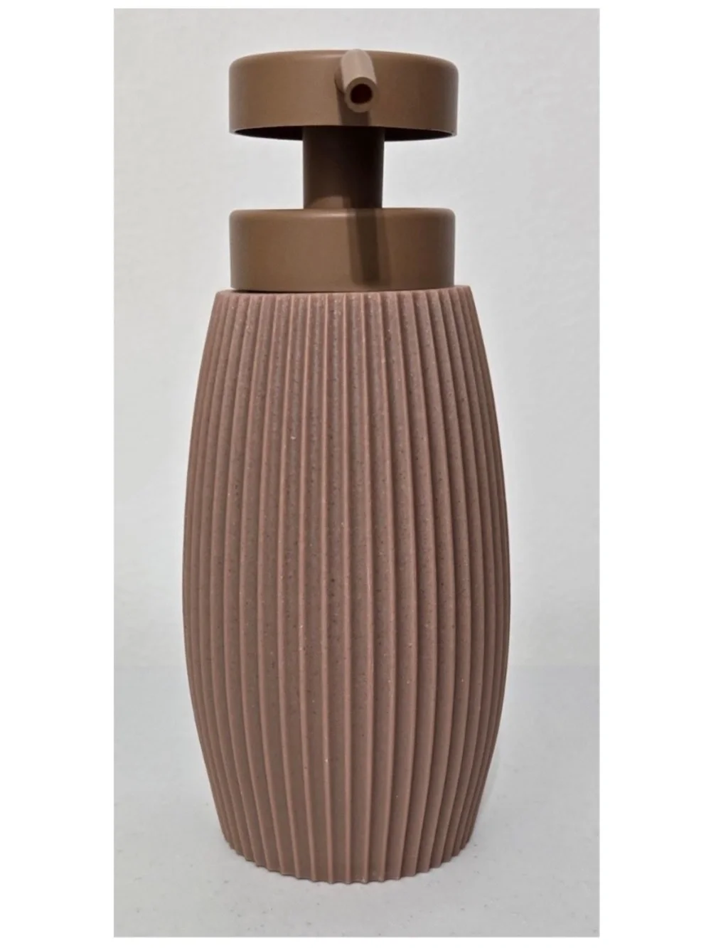 New Room & Retreat Soap Pump Cylinder Home Bathroom Kitchen Brown NWT